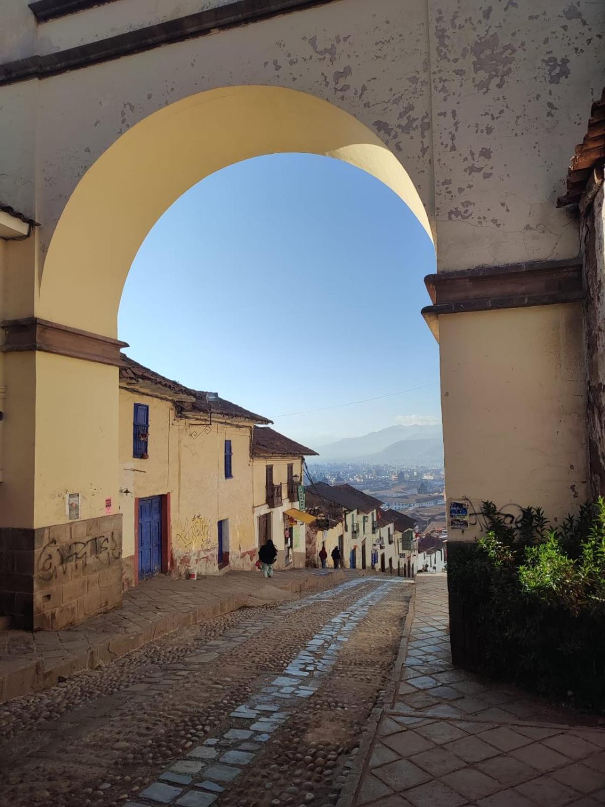 Hostal Con Vista A La Ciudad Santa Ana Cuzco Kültér fotó