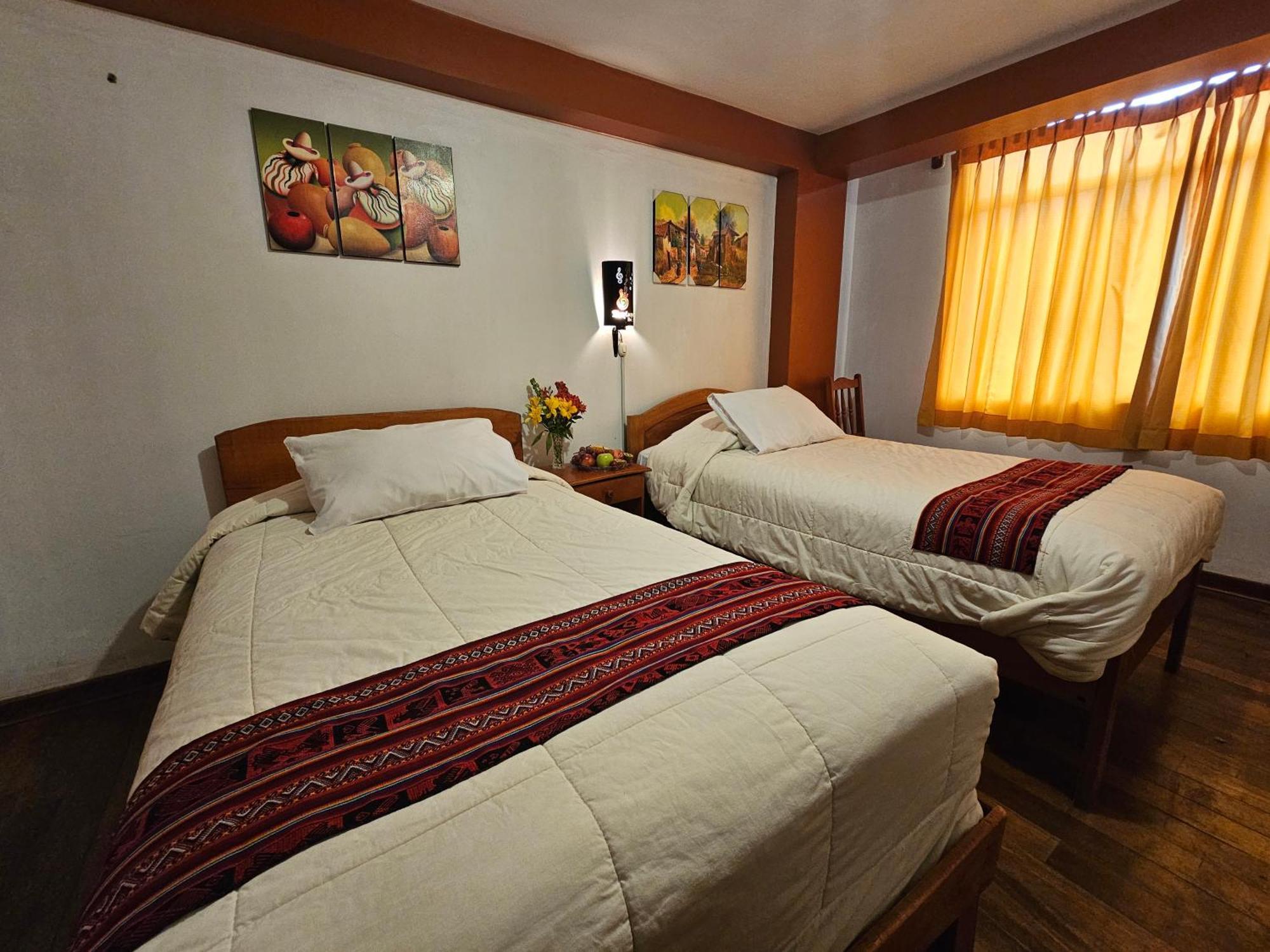 Hostal Con Vista A La Ciudad Santa Ana Cuzco Kültér fotó