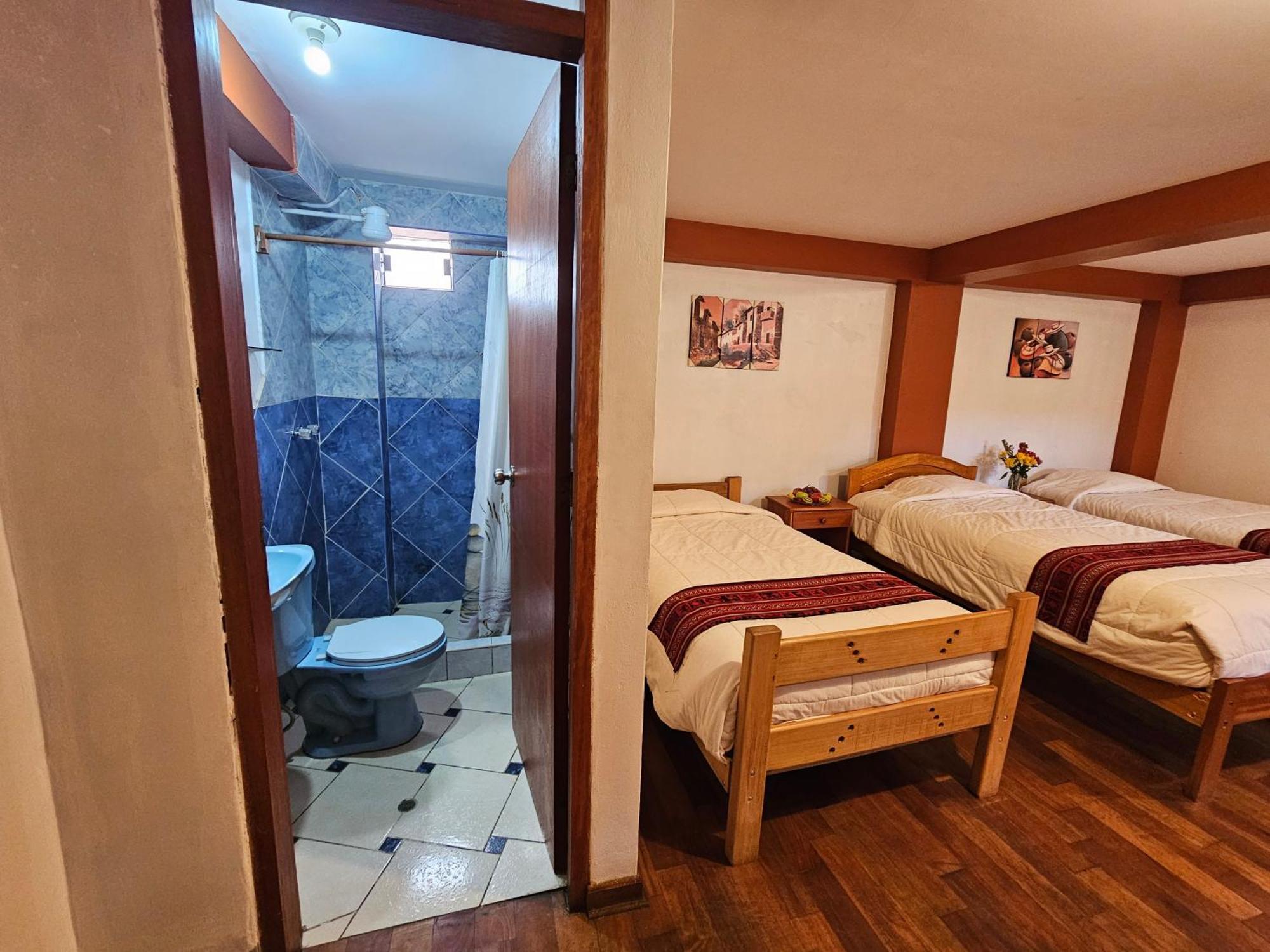 Hostal Con Vista A La Ciudad Santa Ana Cuzco Kültér fotó