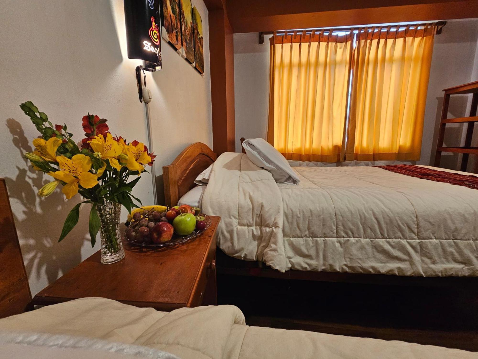 Hostal Con Vista A La Ciudad Santa Ana Cuzco Kültér fotó