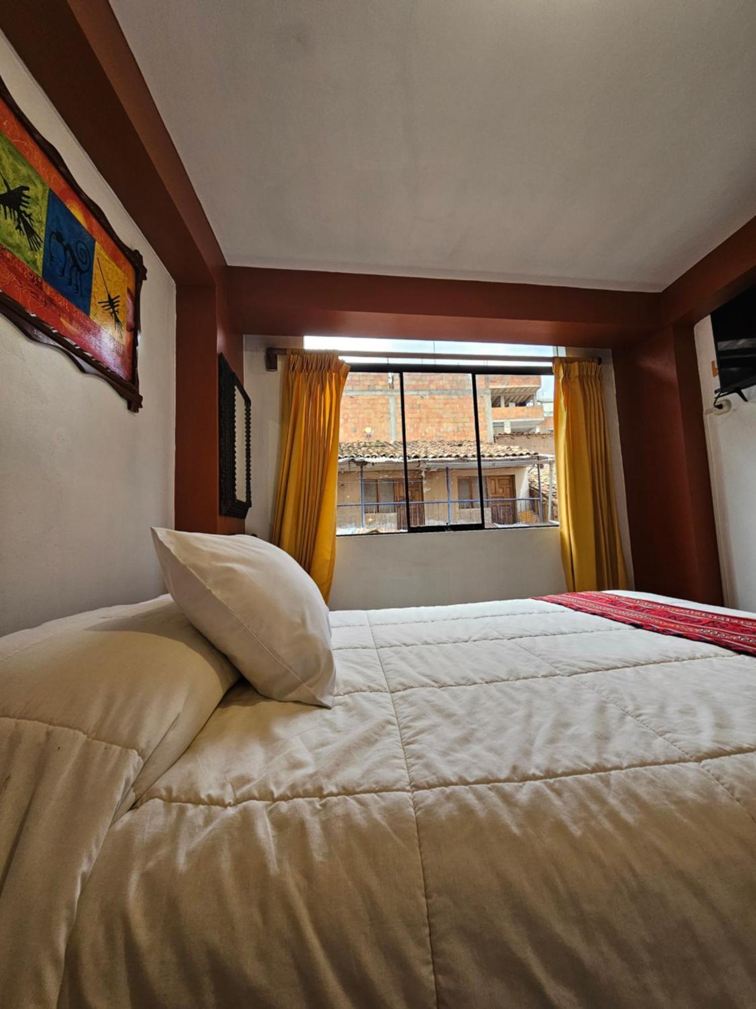 Hostal Con Vista A La Ciudad Santa Ana Cuzco Kültér fotó