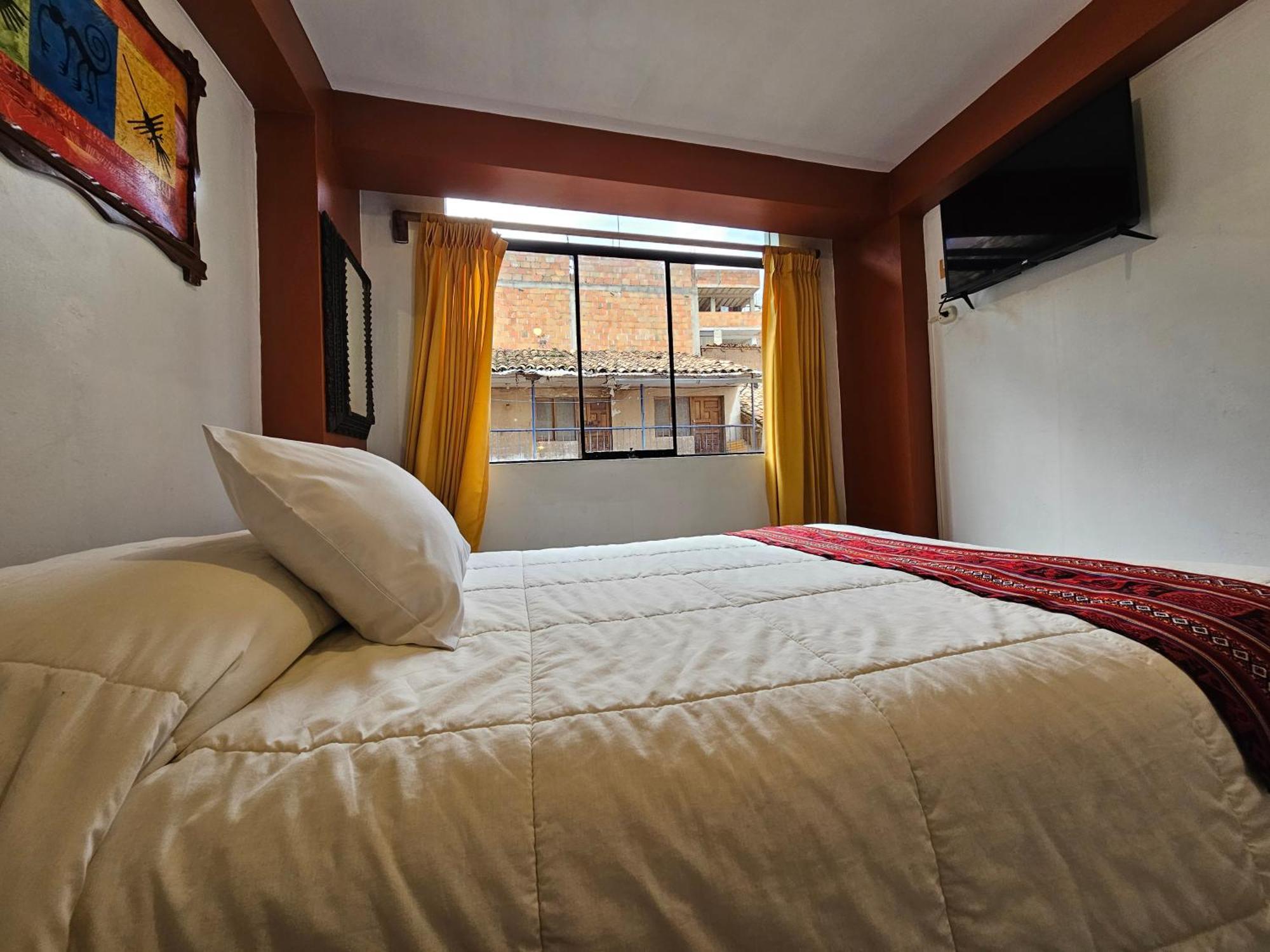 Hostal Con Vista A La Ciudad Santa Ana Cuzco Kültér fotó