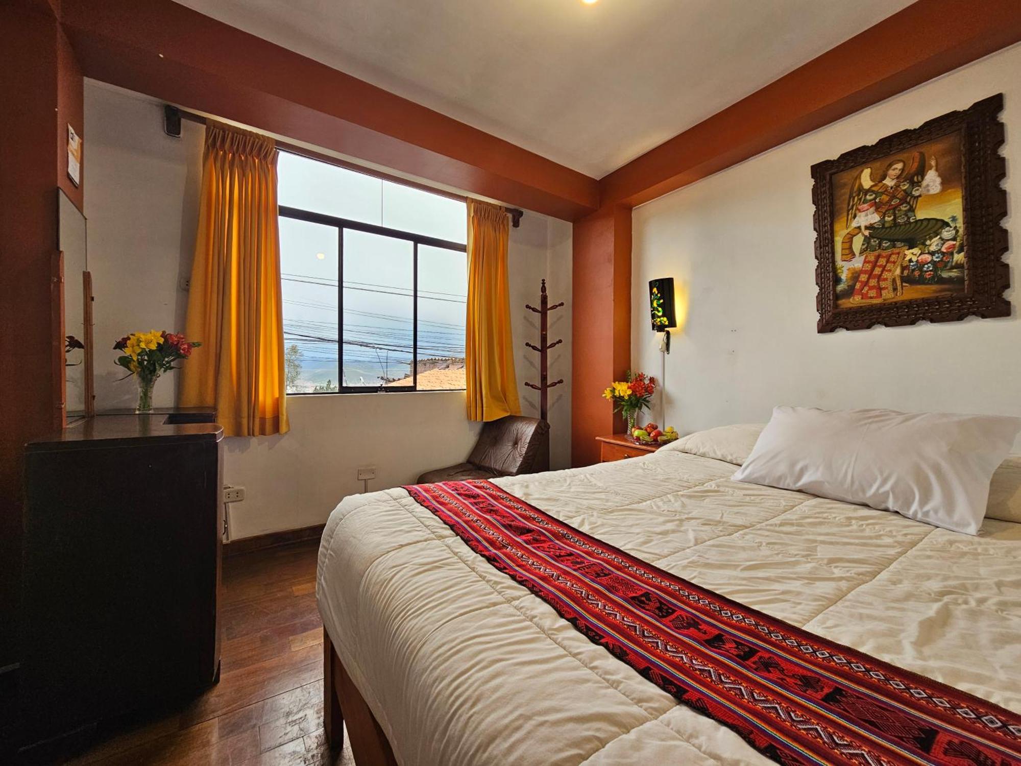Hostal Con Vista A La Ciudad Santa Ana Cuzco Kültér fotó