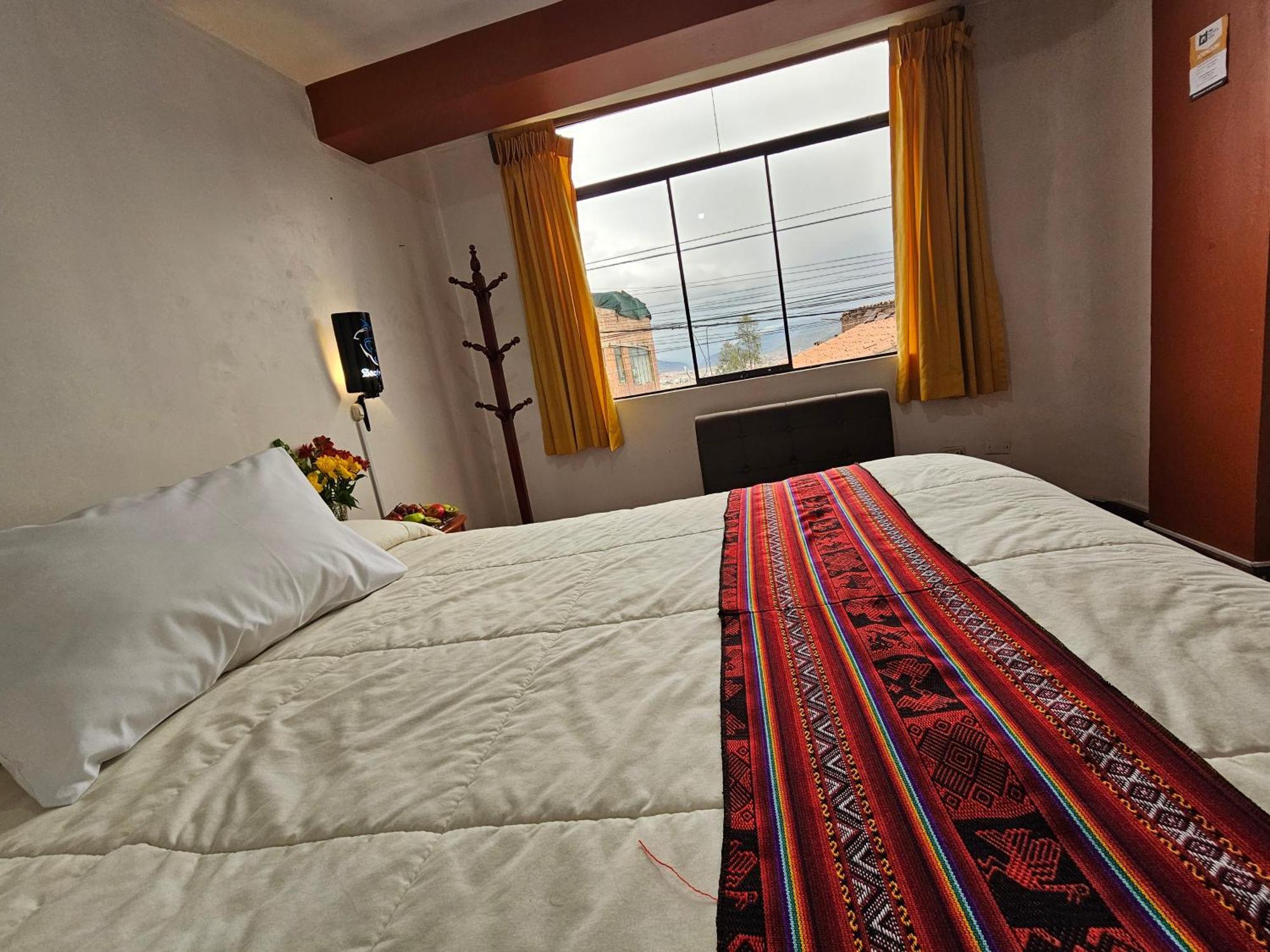 Hostal Con Vista A La Ciudad Santa Ana Cuzco Kültér fotó