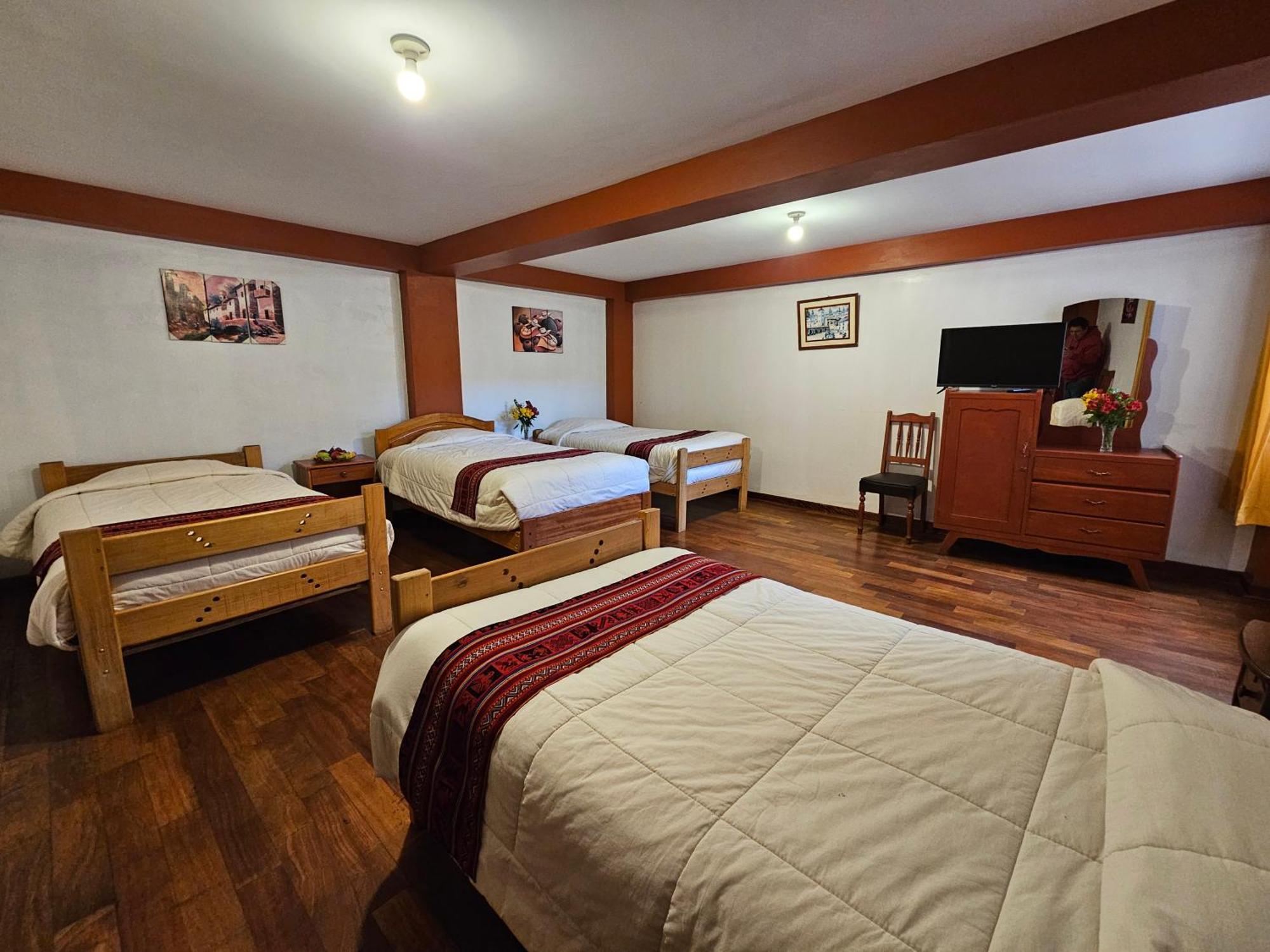 Hostal Con Vista A La Ciudad Santa Ana Cuzco Kültér fotó