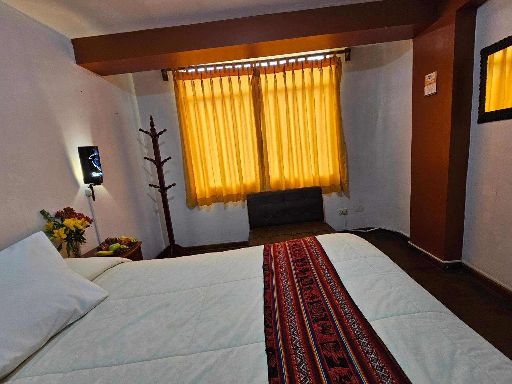 Hostal Con Vista A La Ciudad Santa Ana Cuzco Kültér fotó