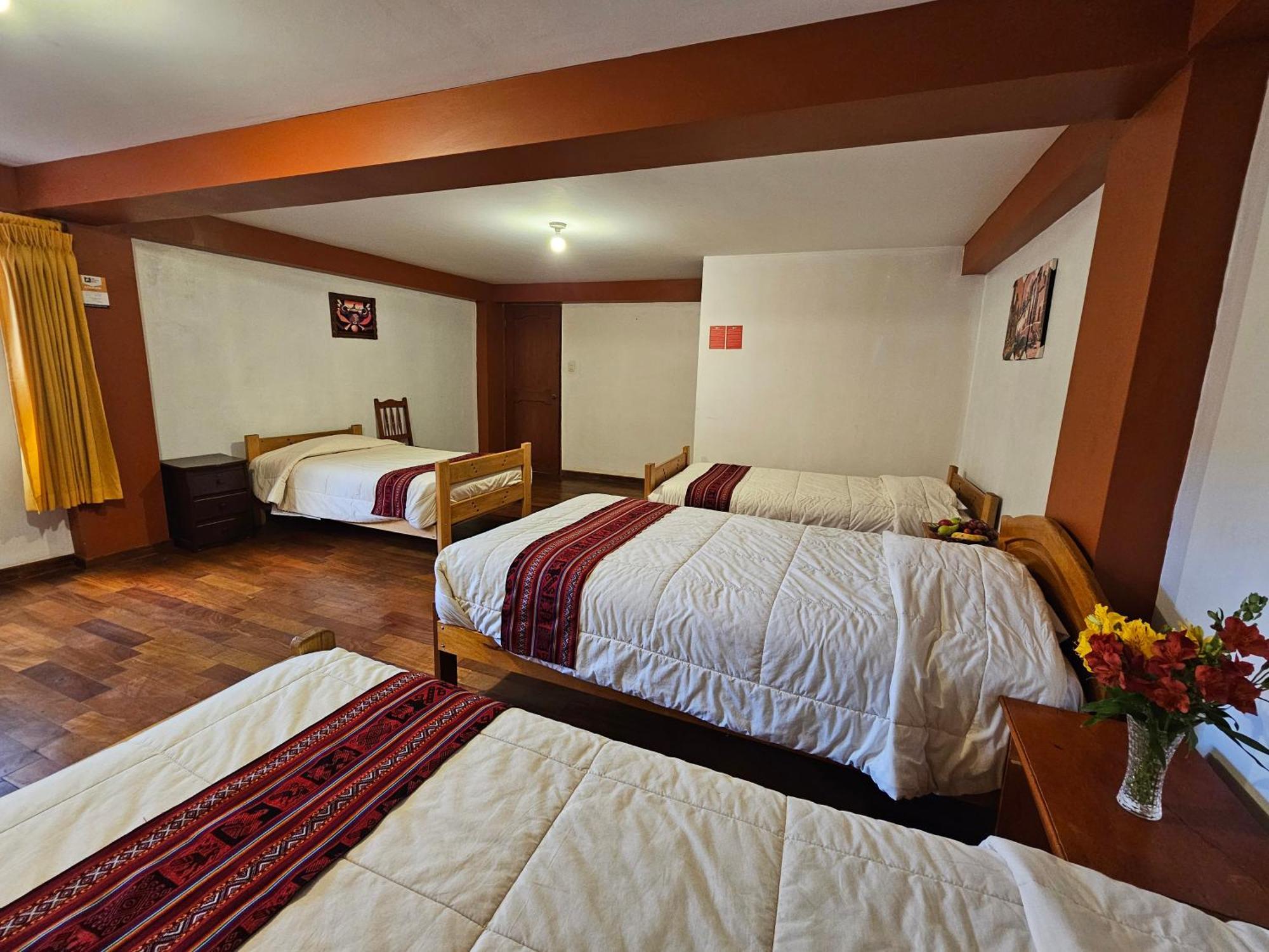 Hostal Con Vista A La Ciudad Santa Ana Cuzco Kültér fotó