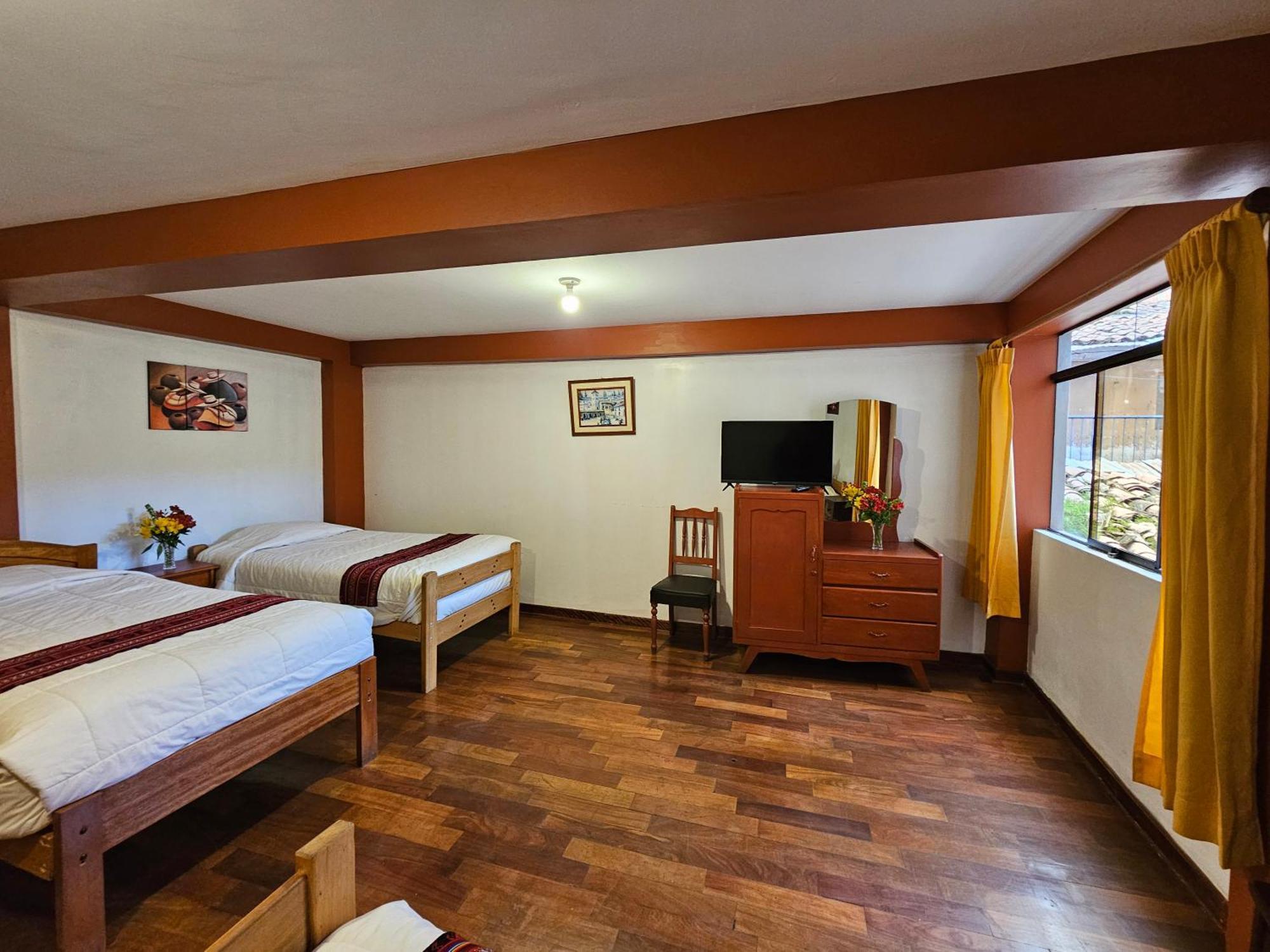 Hostal Con Vista A La Ciudad Santa Ana Cuzco Kültér fotó