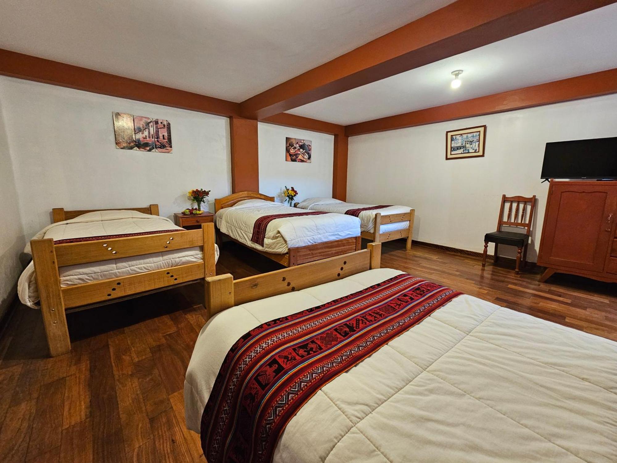 Hostal Con Vista A La Ciudad Santa Ana Cuzco Kültér fotó